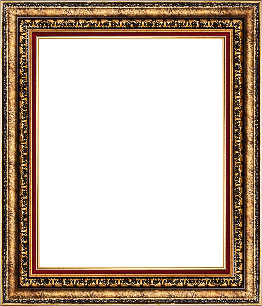 Wooden frame.