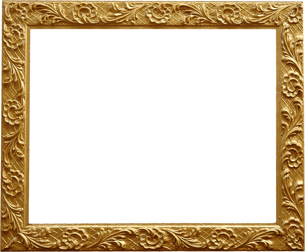 wooden frame isolated